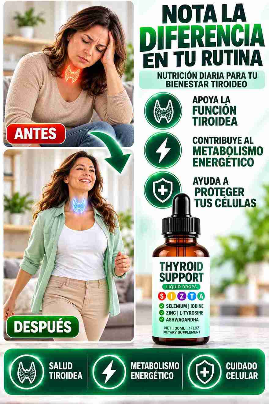 THYROID SUPPORT 💚 Cuida tu tiroides y apoya tu bienestar cada día