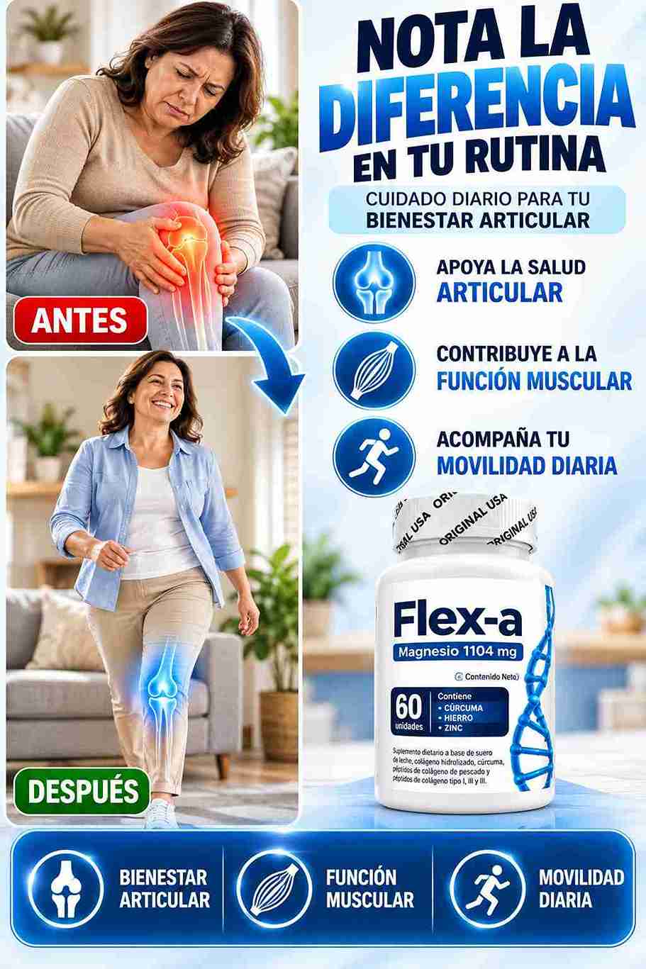 FLEX-A | Cuida tus articulaciones y vuelve a moverte con confianza