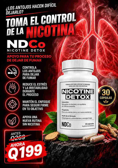 Nicotine Detox — El Apoyo Que Necesitas Para Dejar de Fumar